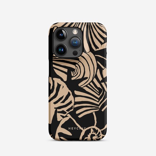 Maris Black Sand Abstract iPhone Case