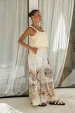 Lavinia Yellow Blue Abstract Jumpsuit Lavinia Yellow Blue Abstract Jumpsuit