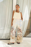 Lavinia Yellow Blue Abstract Jumpsuit Lavinia Yellow Blue Abstract Jumpsuit