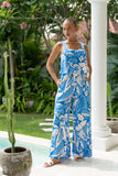 Vale Blue Tropical Jumpsuit Vale Blue Tropical Jumpsuit