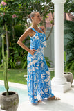 Vale Blue Tropical Jumpsuit Vale Blue Tropical Jumpsuit
