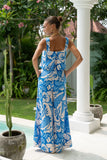 Vale Blue Tropical Jumpsuit Vale Blue Tropical Jumpsuit