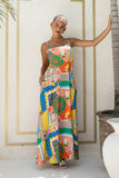 Allegra Multicolour Patchwork Maxi Dress Allegra Multicolour Patchwork Maxi Dress