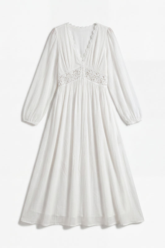 Brienna White Maxi Dress