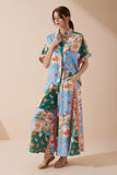 Praia Multicolour Tropical Wide Leg Cropped Pants Praia Multicolour Tropical Wide Leg Cropped Pants