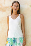 Ivanna White V-Neck Tank Top Ivanna White V-Neck Tank Top
