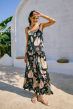 Nyla Black Abstract Wide Leg Pants Nyla Black Abstract Wide Leg Pants