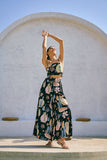 Nyla Black Abstract Wide Leg Pants Nyla Black Abstract Wide Leg Pants