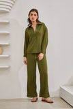 Page Khaki Green Cupro Shirt Page Khaki Green Cupro Shirt