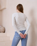 Ada Grey Ribbed Long Sleeve Top Ada Grey Ribbed Long Sleeve Top