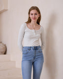 Ada Grey Ribbed Long Sleeve Top Ada Grey Ribbed Long Sleeve Top