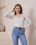 Ada Grey Ribbed Long Sleeve Top Ada Grey Ribbed Long Sleeve Top