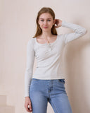 Ada Grey Ribbed Long Sleeve Top Ada Grey Ribbed Long Sleeve Top