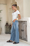 Kenny Blue Denim Barrel Jeans Kenny Blue Denim Barrel Jeans