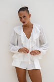 Valentina Off-White Ruffle Blouse Valentina Off-White Ruffle Blouse