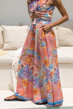 Serafina Pink Blue Boho Wide Leg Pants Serafina Pink Blue Boho Wide Leg Pants