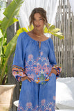 Indira Blue Boho Blouse Indira Blue Boho Blouse