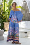 Indira Blue Boho Blouse Indira Blue Boho Blouse
