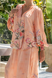 Charlotte Pink Floral Balloon Sleeve Blouse Charlotte Pink Floral Balloon Sleeve Blouse