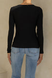 Ida Black Long Sleeve Top Ida Black Long Sleeve Top