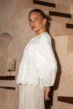 Posie White Eyelet Long Sleeve Top Posie White Eyelet Long Sleeve Top