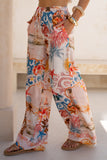 Lumeia Pink Tropical Pants Lumeia Pink Tropical Pants