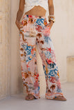 Lumeia Pink Tropical Pants Lumeia Pink Tropical Pants