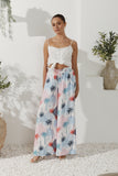 Maluhia Blue Tropical Wide Leg Pants Maluhia Blue Tropical Wide Leg Pants