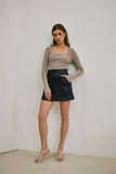 Ren Black Faux Leather PU Mini Skirt Ren Black Faux Leather PU Mini Skirt