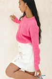 Jenni Pink Knit Sweater Jenni Pink Knit Sweater
