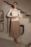 Bexley Beige Long Sleeve Knit Top Bexley Beige Long Sleeve Knit Top