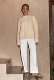Meg Beige Cable Knit Sweater Meg Beige Cable Knit Sweater
