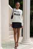 Miss Miss Cream Knit Sweater Miss Miss Cream Knit Sweater