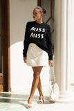 Miss Miss Black Knit Sweater Miss Miss Black Knit Sweater