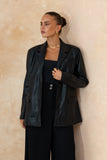 Ellison Black Faux Leather Jacket Ellison Black Faux Leather Jacket