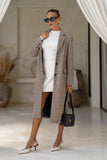 Briar Brown Plaid Coat Briar Brown Plaid Coat