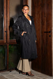 Trace Black Trench Coat Trace Black Trench Coat