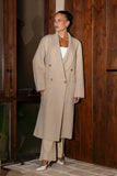 Tove Camel Beige Double Breasted Coat Tove Camel Beige Double Breasted Coat