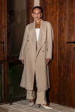Tove Camel Beige Double Breasted Coat Tove Camel Beige Double Breasted Coat