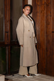 Tove Camel Beige Double Breasted Coat Tove Camel Beige Double Breasted Coat
