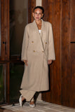 Tove Camel Beige Double Breasted Coat Tove Camel Beige Double Breasted Coat