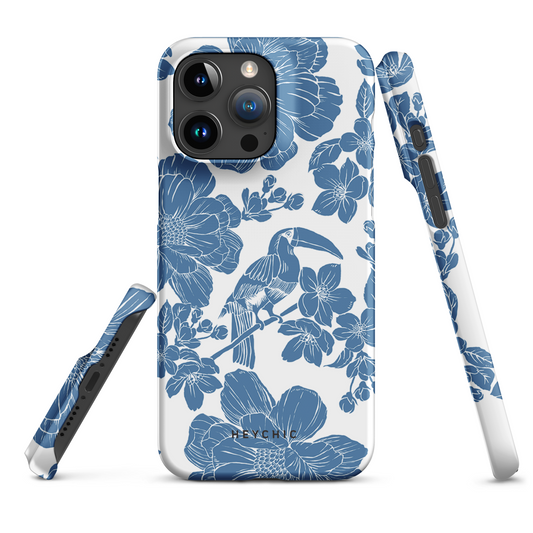 Tatiana Blue Floral iPhone Case