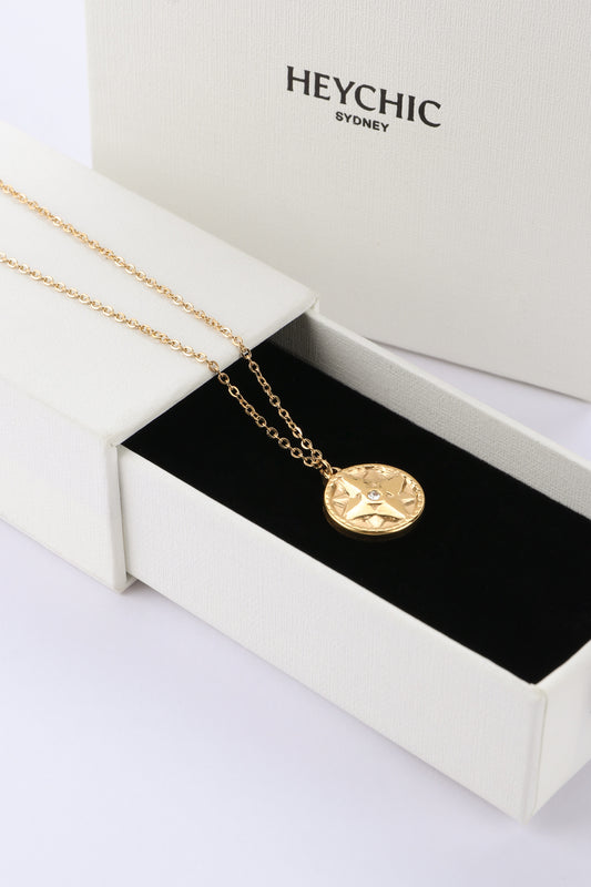 Aurelia Gold Star Necklace