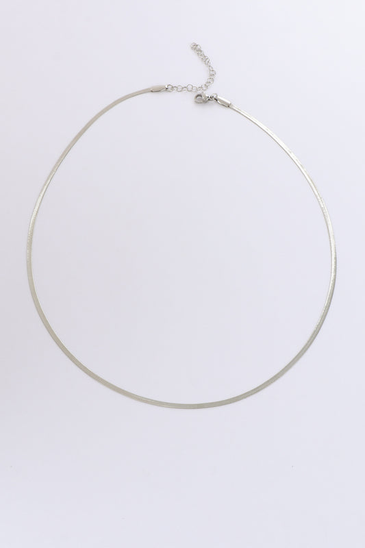 Katia Silver Thin Snake Chain Necklace