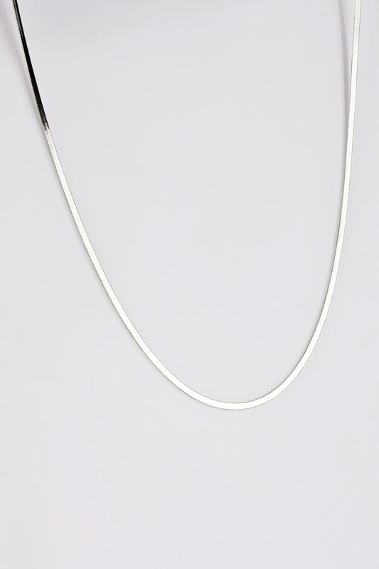 Katia Silver Thin Snake Chain Necklace