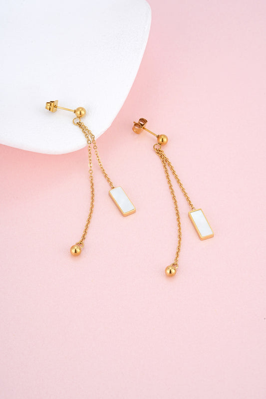 Darya Shell Gold Earrings