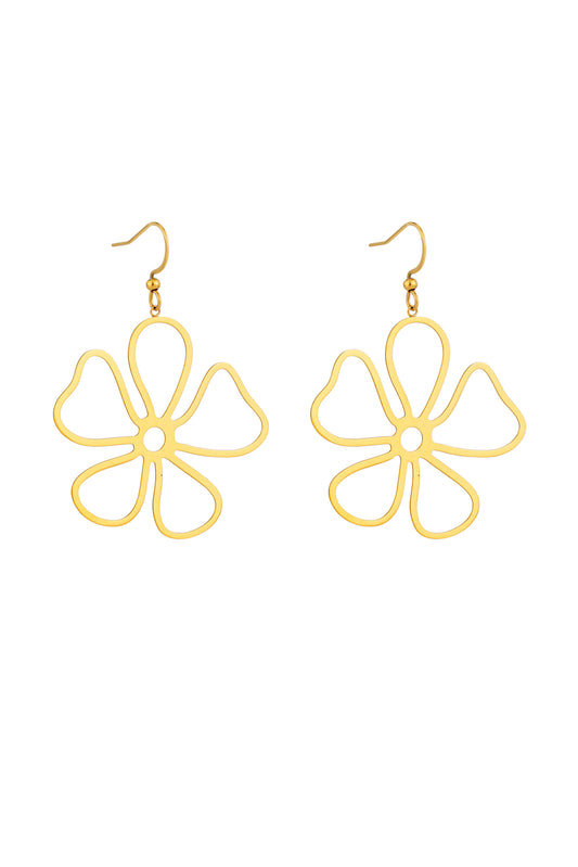 Misa Floral Gold Earrings