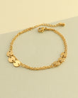 Amara Gold Circle Chain Bracelet