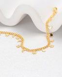 Moon and Stars Gold Bracelet Moon and Stars Gold Bracelet