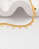 Moon and Stars Gold Bracelet Moon and Stars Gold Bracelet